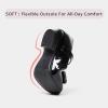 imageStelle Girls Dress Shoes Toddler White Flower Girl Low Heels Mary Jane Flat for School Uniform WeddingLittleBig KidA15black