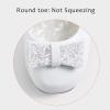imageStelle Girls Dress Shoes Toddler White Flower Girl Low Heels Mary Jane Flat for School Uniform WeddingLittleBig KidA15white