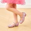 imageStelle Girls Dress Shoes Toddler White Flower Girl Low Heels Mary Jane Flat for School Uniform WeddingLittleBig KidA19fuchsia