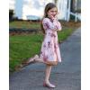 imageStelle Girls Dress Shoes Toddler White Flower Girl Low Heels Mary Jane Flat for School Uniform WeddingLittleBig KidA19fuchsia