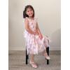 imageStelle Girls Dress Shoes Toddler White Flower Girl Low Heels Mary Jane Flat for School Uniform WeddingLittleBig KidA19rainbow