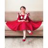 imageStelle Girls Dress Shoes White Flower Girl Shoe Mary Jane Low Heels for Wedding ToddlerLittleBig KidRuby Redshiny Strap