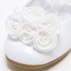 imageStelle Girls Dress Shoes White Flower Girl Shoe Mary Jane Low Heels for Wedding ToddlerLittleBig KidWhiteflower