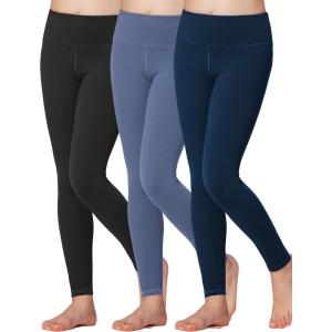 imageStelle Girls Athletic Leggings Kids Dance Workout Running Yoga Pants with Hidden PocketBlackbluenavy