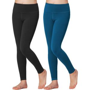 imageStelle Girls Athletic Leggings Kids Dance Workout Running Yoga Pants with Hidden PocketBlackoceanic