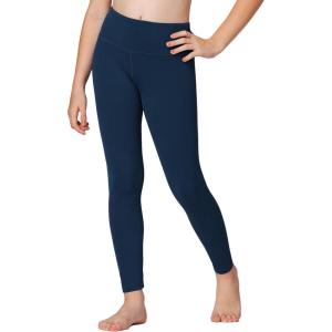 imageStelle Girls Athletic Leggings Kids Dance Workout Running Yoga Pants with Hidden PocketNavy