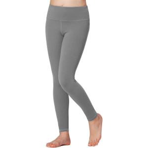 imageStelle Girls Athletic Leggings Kids Dance Workout Running Yoga Pants with Hidden PocketZinc Grey