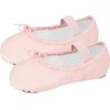 imageStelle Ballet Shoes for Girls Toddler Dance Slippers PU Leather Boys Ballerina Shoes for ToddlerLittle KidBig KidWomenBallet Pink