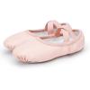 imageStelle Ballet Shoes for Girls Women PU Leather Dance Slippers Boys Ballerina Shoes for ToddlerLittle KidBig KidWomenBallet Pink