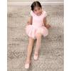 imageStelle Ballet Shoes for Girls Women PU Leather Dance Slippers Boys Ballerina Shoes for ToddlerLittle KidBig KidWomenBallet Pink