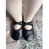 imageStelle Ballet Shoes for Girls Women PU Leather Dance Slippers Boys Ballerina Shoes for ToddlerLittle KidBig KidWomenBlack