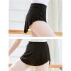 imageStelle Ballet Skirt Women Dance Wrap PullOn Skirts for AdultBlack