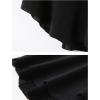 imageStelle Ballet Skirt Women Dance Wrap PullOn Skirts for AdultBlack