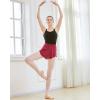 imageStelle Ballet Skirt Women Dance Wrap PullOn Skirts for AdultBurgundy
