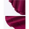 imageStelle Ballet Skirt Women Dance Wrap PullOn Skirts for AdultBurgundy