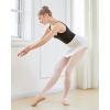 imageStelle Ballet Skirt Women Dance Wrap PullOn Skirts for AdultWhite