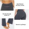imageStelle Bootcut Yoga Pants with Pockets for Women 30quot Wide Leg Pants High Waist Tummy Control Workout Yoga PantsBrushed Buttery Softgrey