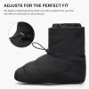 imageStelle Girls Ballet Warm Up Booties Dance Slipper Boots Ballerina Elastic ShoesBlack