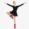 imageStelle Girls Ballet Warm Up Booties Dance Slipper Boots Ballerina Elastic ShoesFuchsia