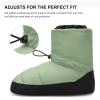 imageStelle Girls Ballet Warm Up Booties Dance Slipper Boots Ballerina Elastic ShoesGreen