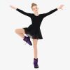 imageStelle Girls Ballet Warm Up Booties Dance Slipper Boots Ballerina Elastic ShoesPurple