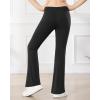 imageStelle Girls Flare Leggings High Waisted Yoga Pants Bootcut Dance Casual Pants Activewear Kids Bell BottomsBlackblackblack