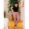 imageStelle Girls Flare Leggings High Waisted Yoga Pants Bootcut Dance Casual Pants Activewear Kids Bell BottomsDusty Lavender