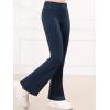 imageStelle Girls Flare Leggings High Waisted Yoga Pants Bootcut Dance Casual Pants Activewear Kids Bell BottomsNavy