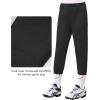 imageStelle Girls Softball Pants Youth Kids Baseball Pants Fastpitch Pants with Pockets Boys Tee BallBlack