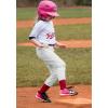 imageStelle Girls Softball Pants Youth Kids Baseball Pants Fastpitch Pants with Pockets Boys Tee BallWhite