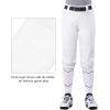 imageStelle Girls Softball Pants Youth Kids Baseball Pants Fastpitch Pants with Pockets Boys Tee BallWhite