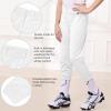 imageStelle Girls Softball Pants Youth Kids Baseball Pants Fastpitch Pants with Pockets Boys Tee BallWhite