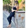 imageStelle High Waist Leggings Workout Yoga Pants for Women Tummy Control Running Gym Shorts with 2 Side Pockets1brushed Buttery Softblack