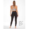 imageStelle High Waist Leggings Workout Yoga Pants for Women Tummy Control Running Gym Shorts with 2 Side PocketsBrushed Buttery Softcoffee