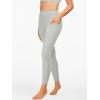 imageStelle High Waist Leggings Workout Yoga Pants for Women Tummy Control Running Gym Shorts with 2 Side PocketsBrushed Buttery Softmint Green