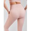imageStelle High Waist Leggings Workout Yoga Pants for Women Tummy Control Running Gym Shorts with 2 Side PocketsBrushed Buttery Softrose Clay