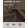 imageStelle High Waist Leggings Workout Yoga Pants for Women Tummy Control Running Gym Shorts with 2 Side PocketsBrushed Buttery Softtea Brown