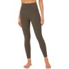 imageStelle High Waist Leggings Workout Yoga Pants for Women Tummy Control Running Gym Shorts with 2 Side PocketsBrushed Buttery Softtea Brown