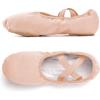 imageStelle Women Ballet Shoes Highly Stretch Canvas Adult Ballet Slippers Split Sole Yoga Dance Shoe for Girls BoysBallet Pink