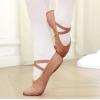 imageStelle Women Ballet Shoes Highly Stretch Canvas Adult Ballet Slippers Split Sole Yoga Dance Shoe for Girls BoysTan