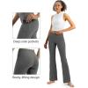 imageStelle Women High Waisted Leggings with Pockets 30quot Tummy Control Workout Running Yoga PantsLight Hemp Grey 30 Regular
