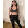 imageStelle Womens Capri Yoga Pants with Pockets Essential High Waisted Legging for WorkoutBlackgrey Camo
