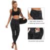 imageStelle Womens Capri Yoga Pants with Pockets Essential High Waisted Legging for WorkoutBlackgrey Camo