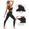 imageStelle Womens Capri Yoga Pants with Pockets Essential High Waisted Legging for WorkoutBlackgrey Camo