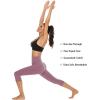 imageStelle Womens Capri Yoga Pants with Pockets Essential High Waisted Legging for WorkoutCotton Like Softnessdusty Lavender