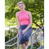 imageStelle Womens Capri Yoga Pants with Pockets Essential High Waisted Legging for WorkoutCotton Like Softnessgrey Blue