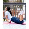 imageStelle Womens Capri Yoga Pants with Pockets Essential High Waisted Legging for WorkoutCotton Like Softnessnavy