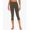 imageStelle Womens Capri Yoga Pants with Pockets Essential High Waisted Legging for WorkoutTea Brown