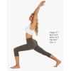 imageStelle Womens Capri Yoga Pants with Pockets Essential High Waisted Legging for WorkoutTea Brown