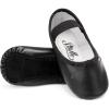 imageStelle Ballet Shoes for Girls Toddler Dance Slippers PU Leather Boys Ballerina Shoes for ToddlerLittle KidBig KidWomenBlack